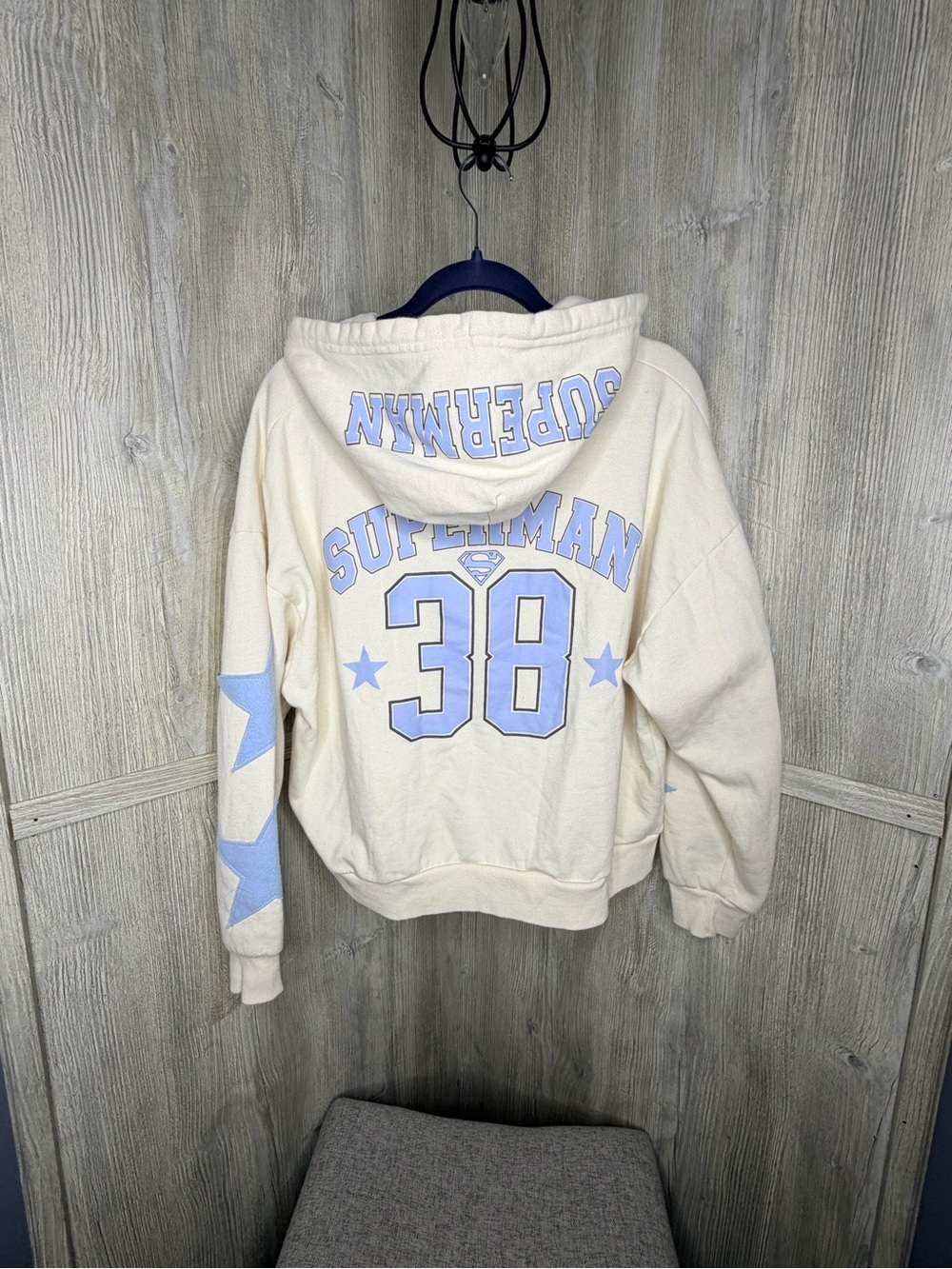 Superman Hooded Jacket Size Large